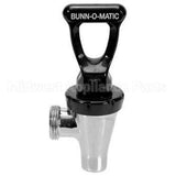 3287-0003 Compatible Bunn Faucet, Fast Flw, Chr/Blk Hndl