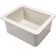 26CF-148 Compatible Cambro Cold Pan Half White (148)