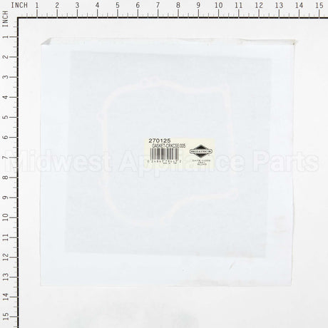 270125 Briggs & Stratton Gasket Crankcase