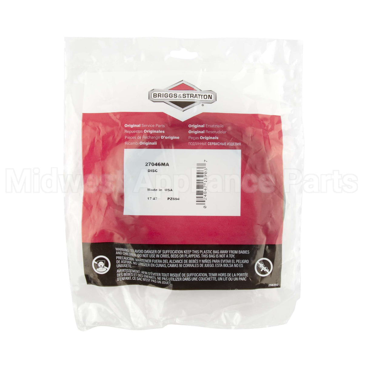 27046MA Briggs & Stratton Disc