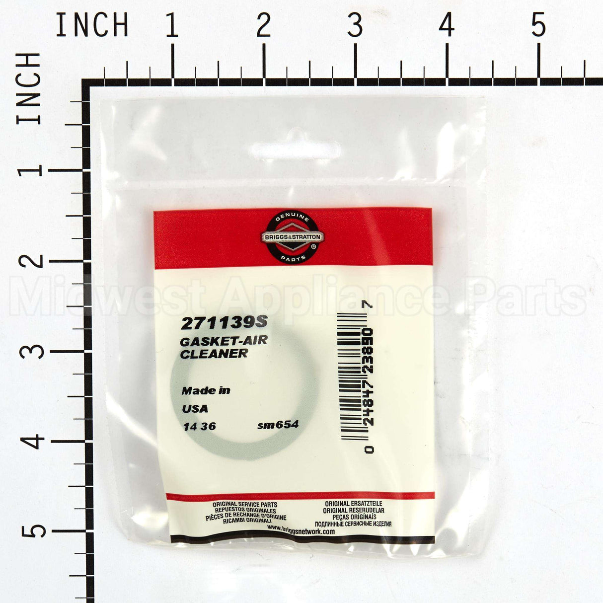 271139S Briggs & Stratton Gasket-Air Cleaner