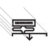 2717 Compatible Continental Gasket, Drawer - 11-1/4" X 22-3/4"