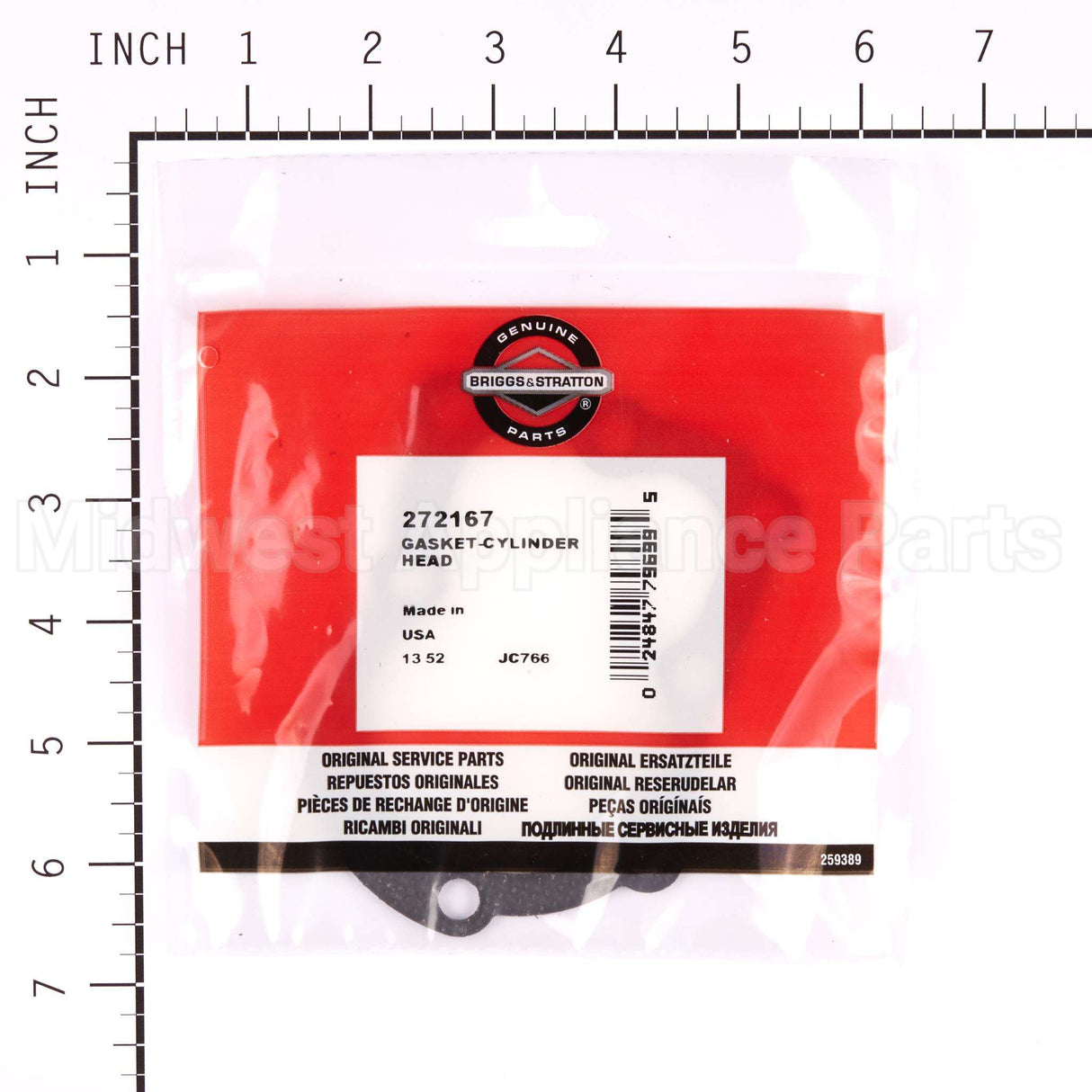 272167 Briggs & Stratton Gasket-Cylinder Head