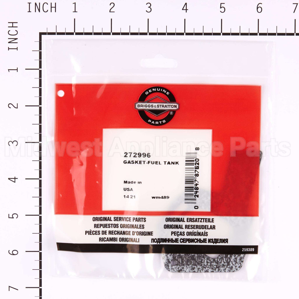 272996 Briggs & Stratton Gasket-Fuel Tank