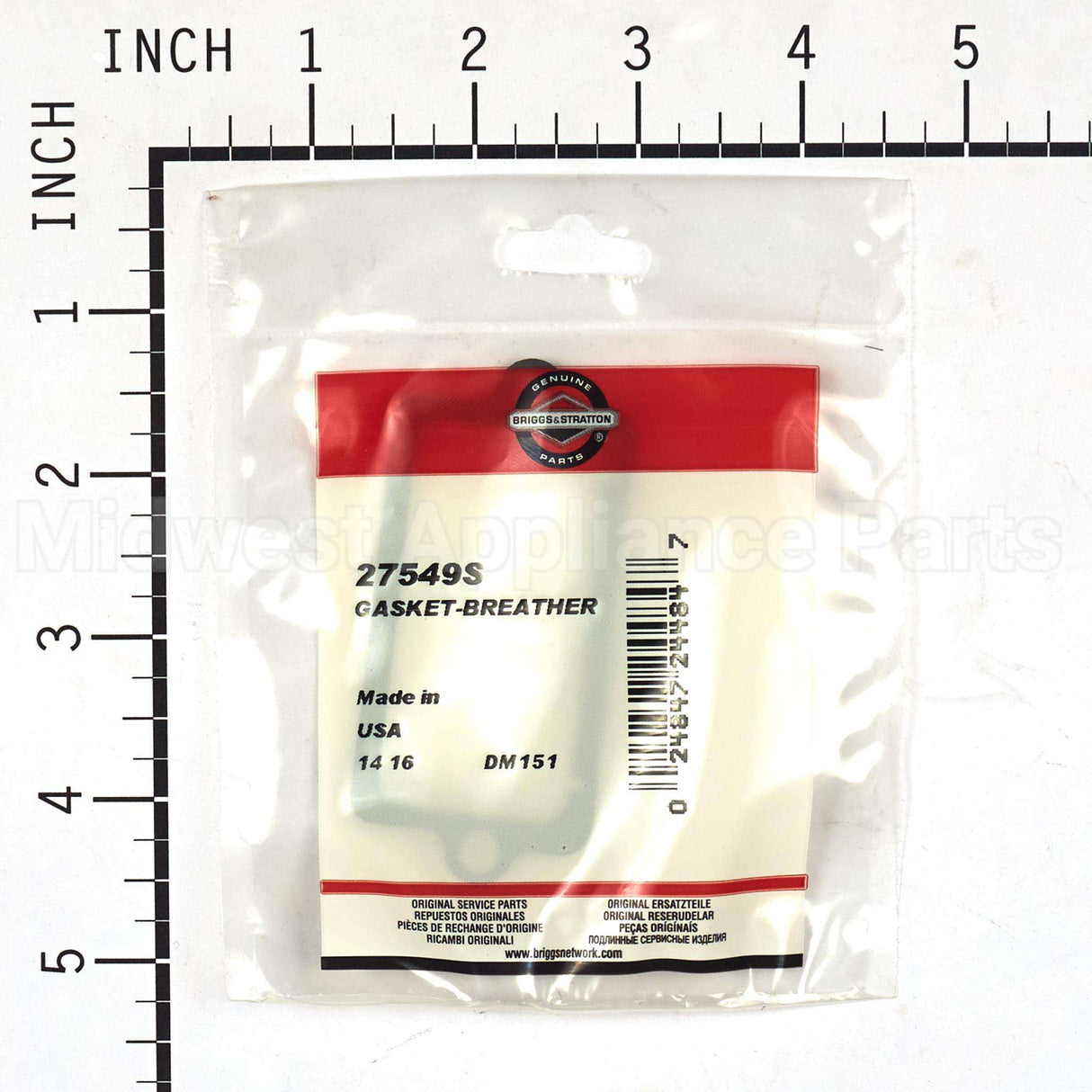 27549S Briggs & Stratton Gasket-Breather