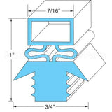 27565 Compatible Traulsen Door Gasket 23-1/2" X 29-1/2"
