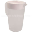 27800097 Compatible Franke Pitcher, W/Lid, 1Gal, Clear