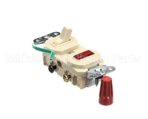2795 Crown Tonka Switch W/ Pilot Light 3-Way Ivory
