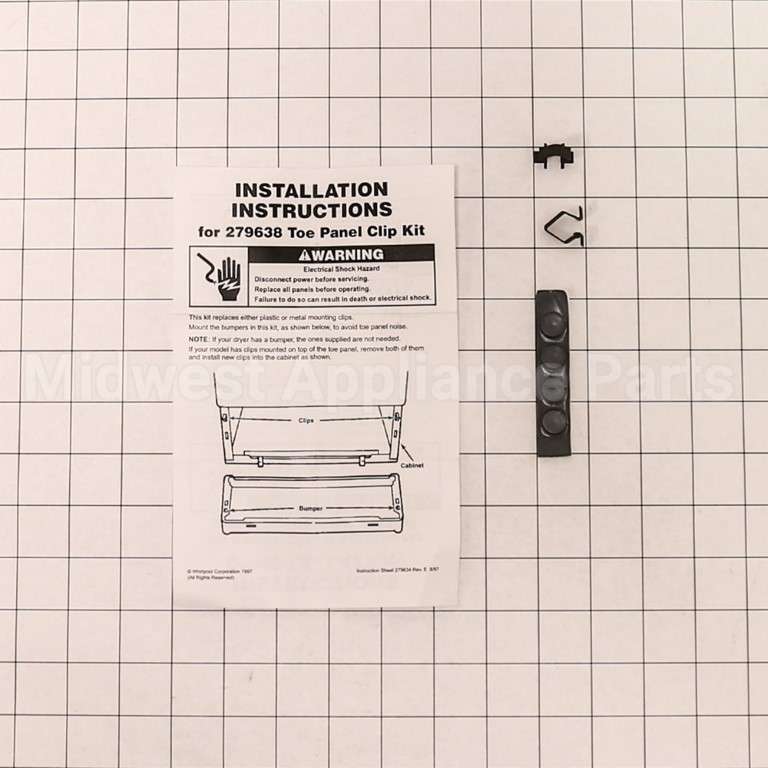 279638 Whirlpool Clip