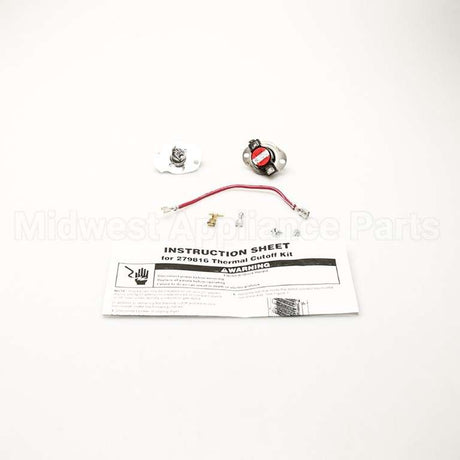 279816 Whirlpool Dryer Thermal Cut-Off Kit