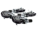 28-124S Krowne Set Of 1-1/2" Stem Caster With 5" Lockin