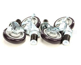 28-129S Krowne 1-5/8 Stem Caster With 5 Wheel (Set Of 4