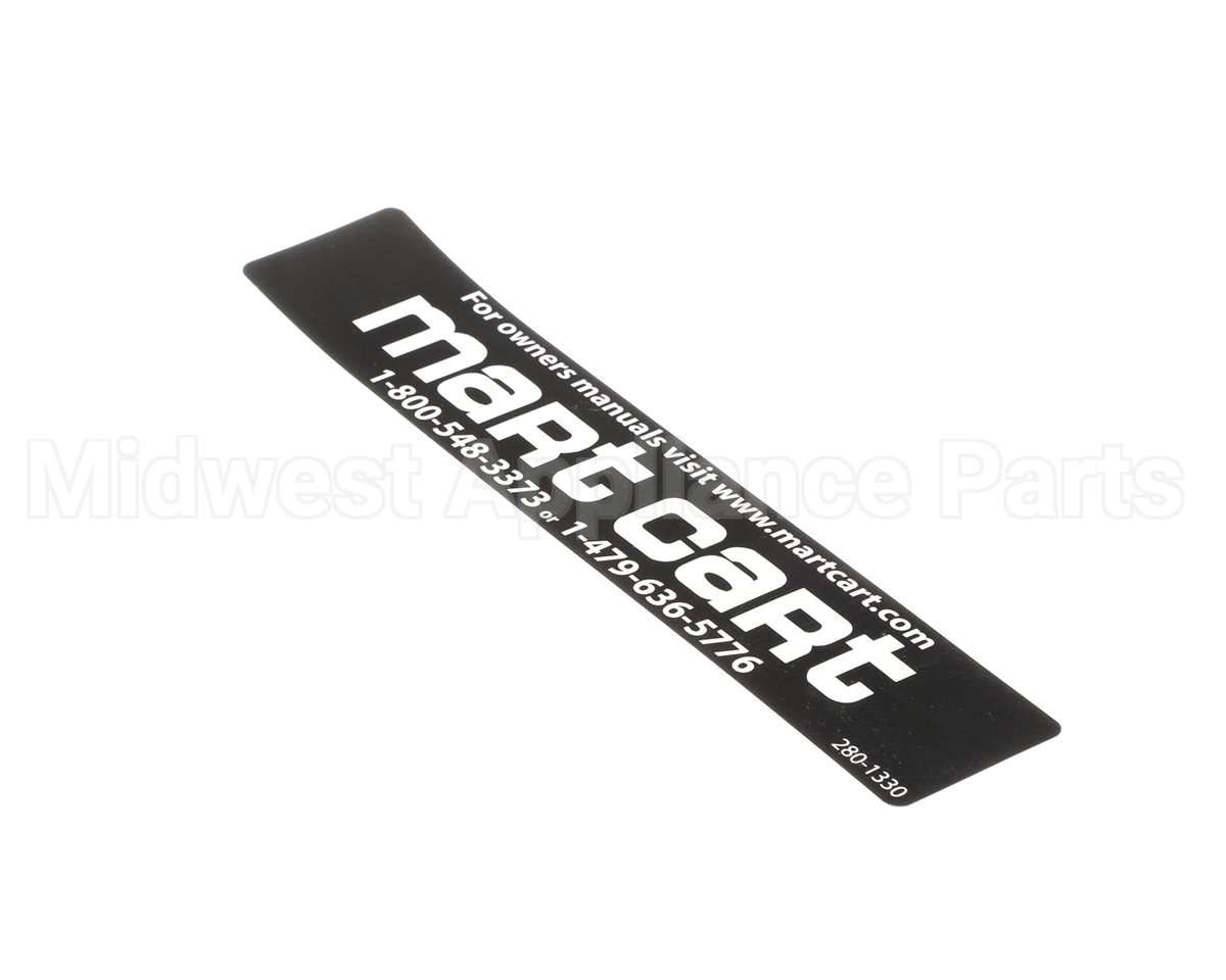 280-1330 Mart Cart Decal: Logo, Mart Cart