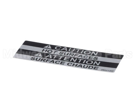2802120 Lincoln Label Caution Hot