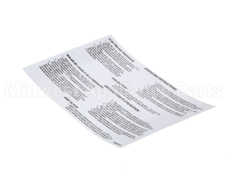 2802543 Lincoln Label Oper 2''Gas