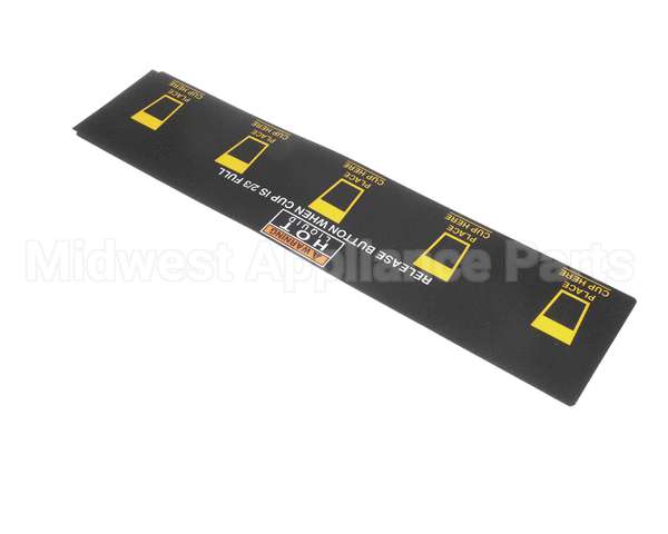28328.0009 Bunn Decal, Cup Placement Fmd-5