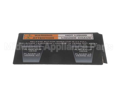 28328.7005 Bunn Decal,Cup Placement-Fmd2