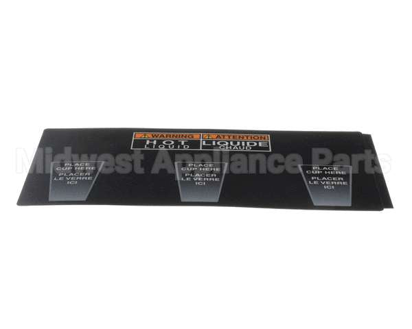 28328.7013 Bunn Decal,Cup Placement Imix-3 Pc Eng/Fre