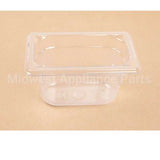 28437 Compatible Silver King 1/9 Size Plastic Pan 4In Deep