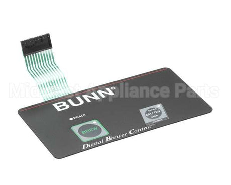 29006.0004 Bunn Switch, Membrane With Warmer