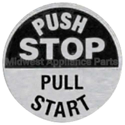 291475 Compatible Hobart Label - Start/Stop