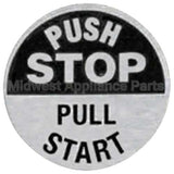 291475 Compatible Hobart Label - Start/Stop