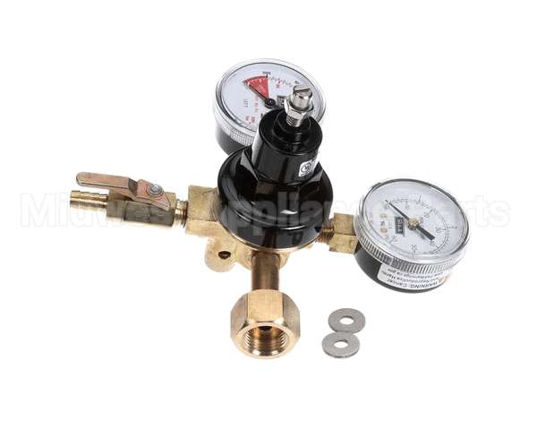 2928F Perlick Co2 Regulator, Primary, Twin G