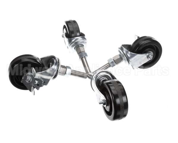 2954.SET4 Hardt Caster Swivel 4 Adj.c/Set Blaz