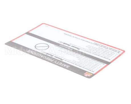 29595 Power Soak Systems Decal - Wendy's Safety Precaut