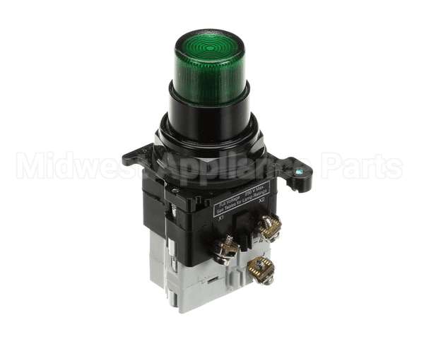 2EP01-25A0015 Cleveland Green Illuminated Push Button,