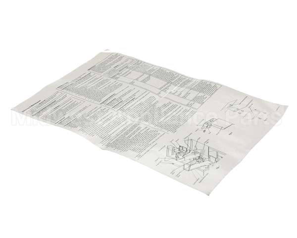 2A4562-01 Hoshizaki Maintenance Label