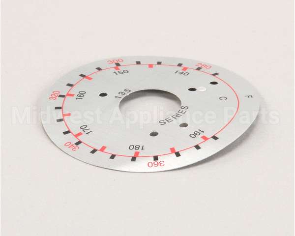 8021470 Frymaster Label, Dial Plate 135 Series