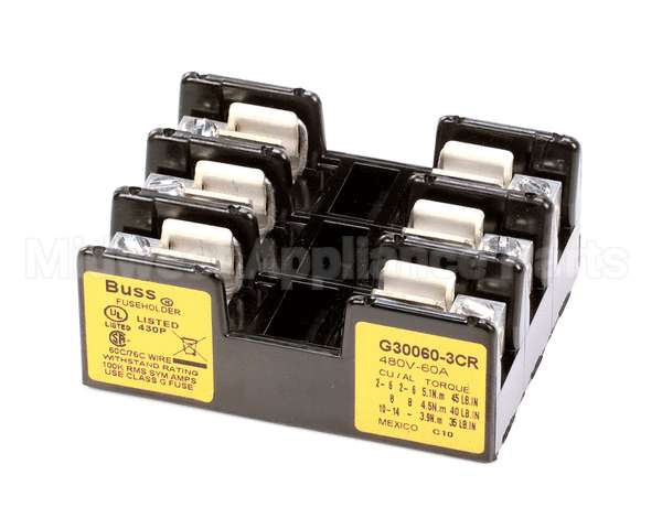 2E-30901-15 Lang Fuse Block 3 Pole 60 Amp