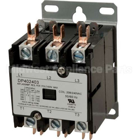 BL40943 Compatible Blodgett Contactor 3P 40/50A 208/240V