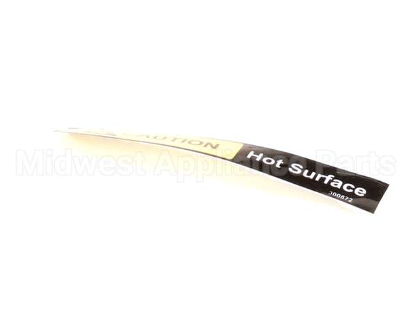 2M-300872 Wells Label Caution Hot Surface