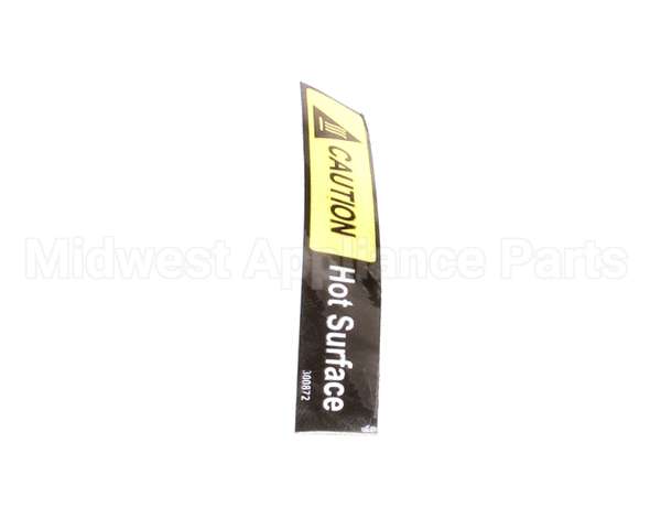 2M-300872 Wells Label Caution Hot Surface