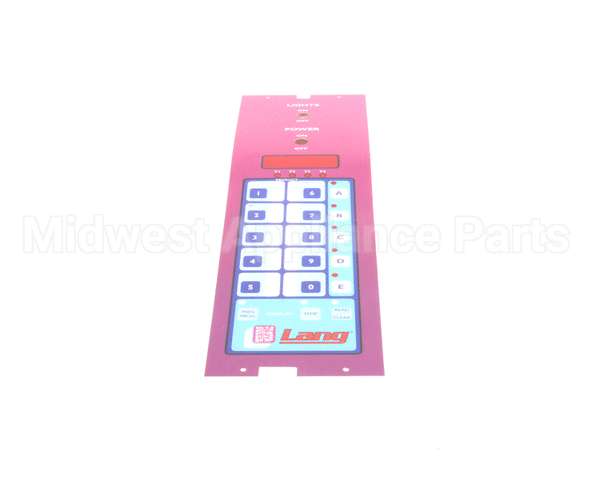 2M-60301-42 Lang Label-Pnl/Touchpad,Purple