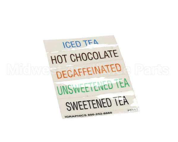 2M-70592 Bloomfield Label Designation (Set)