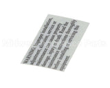 2M-Z1280 Star Label-Warning