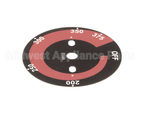 2M-Z15483 Star Label, Knob Elec. Fryer