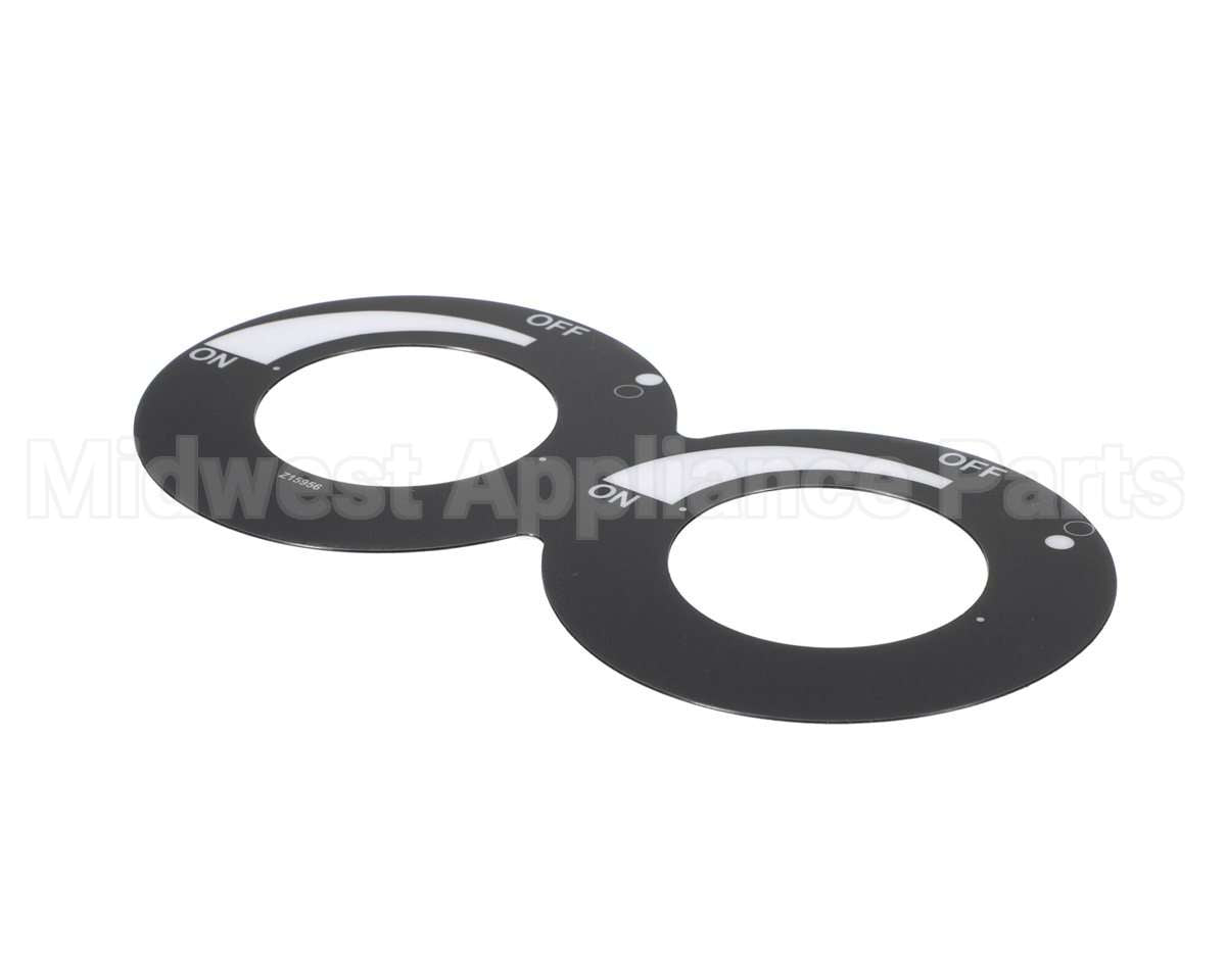 2M-Z15956 Star Label, Dial Dual Hotplate