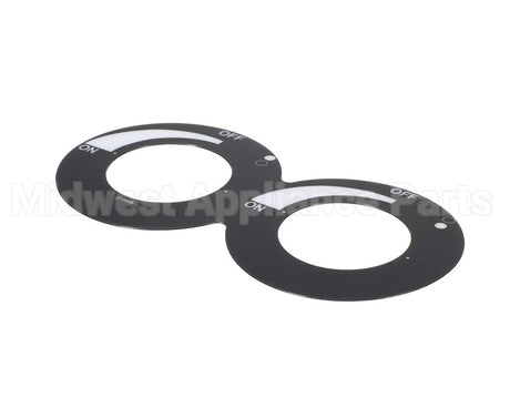 2M-Z15956 Star Label, Dial Dual Hotplate