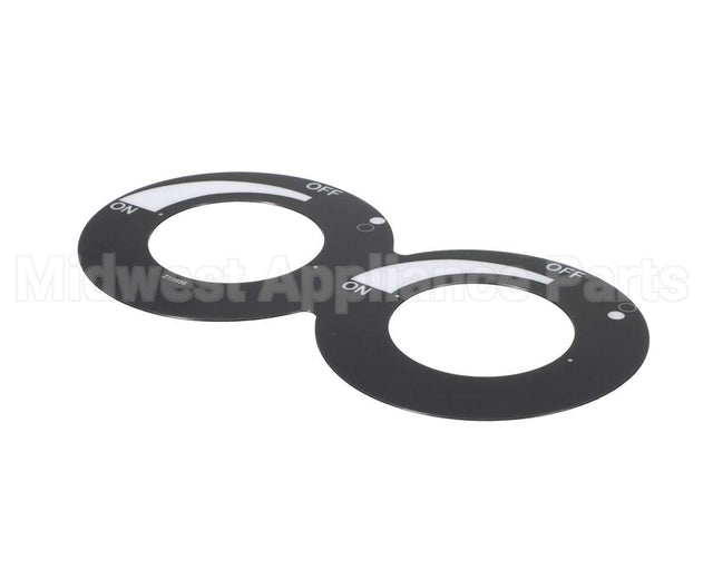 2M-Z15956 Star Label, Dial Dual Hotplate