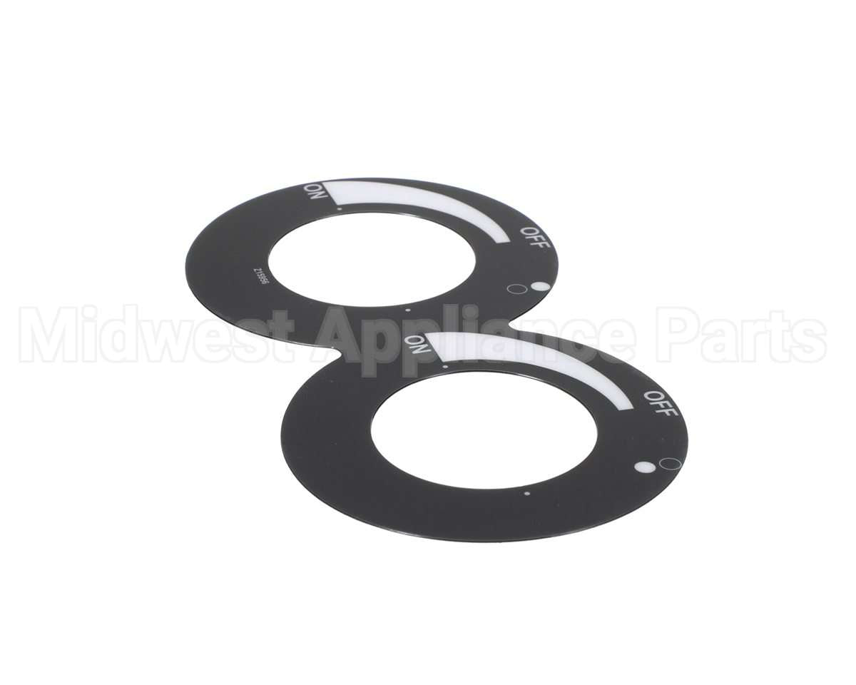 2M-Z15956 Star Label, Dial Dual Hotplate