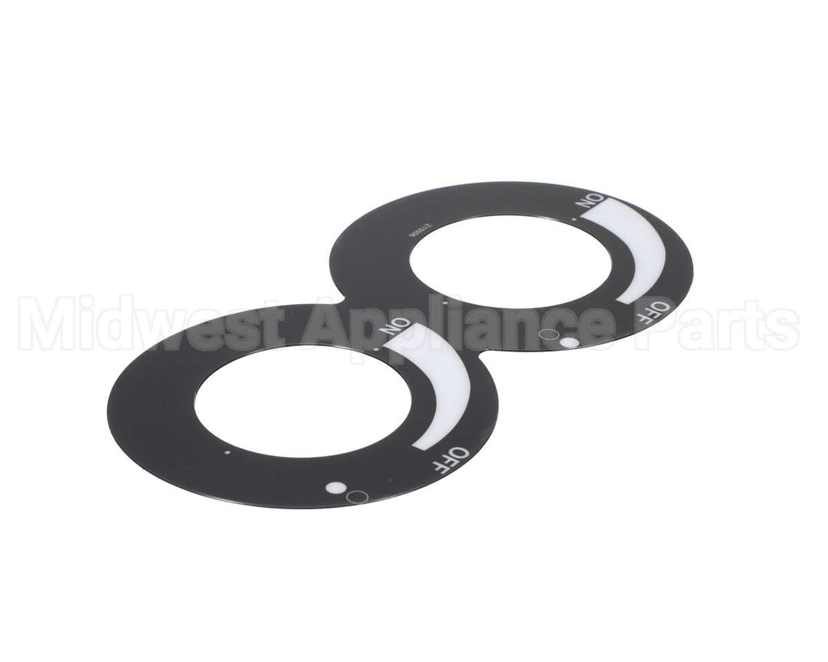 2M-Z15956 Star Label, Dial Dual Hotplate