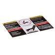2M-Z2620 Compatible Star Label Cautionbi-Lingual