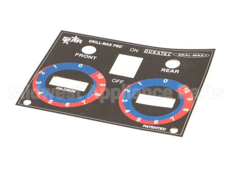 2M-Z9626 Star Controlpnl Lbl 30/45Scbd/Hd