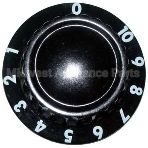2R-56505 Compatible Apw Knob, Black Plain (1 To 10)