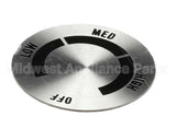 2R-70702-07 Lang Dial Plt 3-Heat Switch