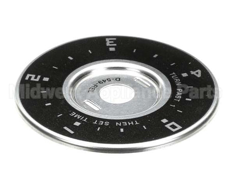 2R-70702-37 Lang Dial Plate, 5 Hour Timer